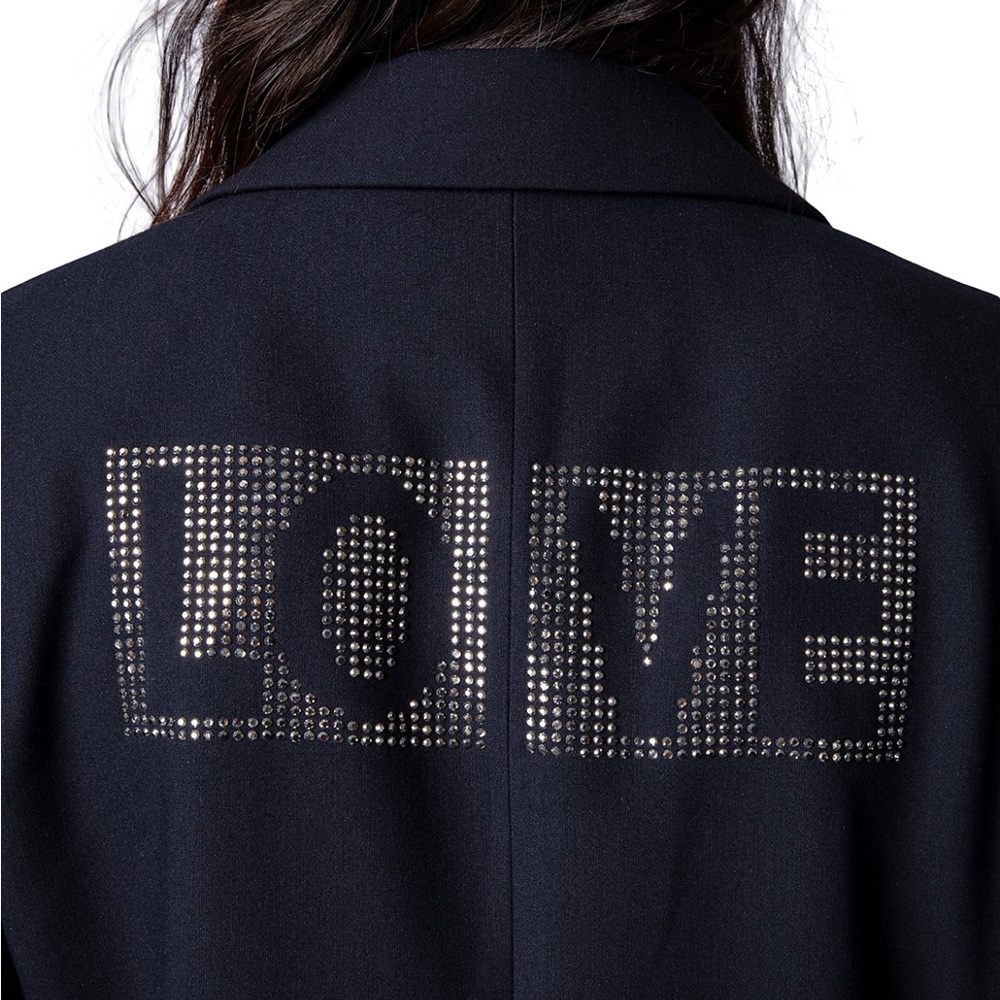 Zadig & Voltaire Viva Strauss “Love” Now Blazer NWOT Size 40